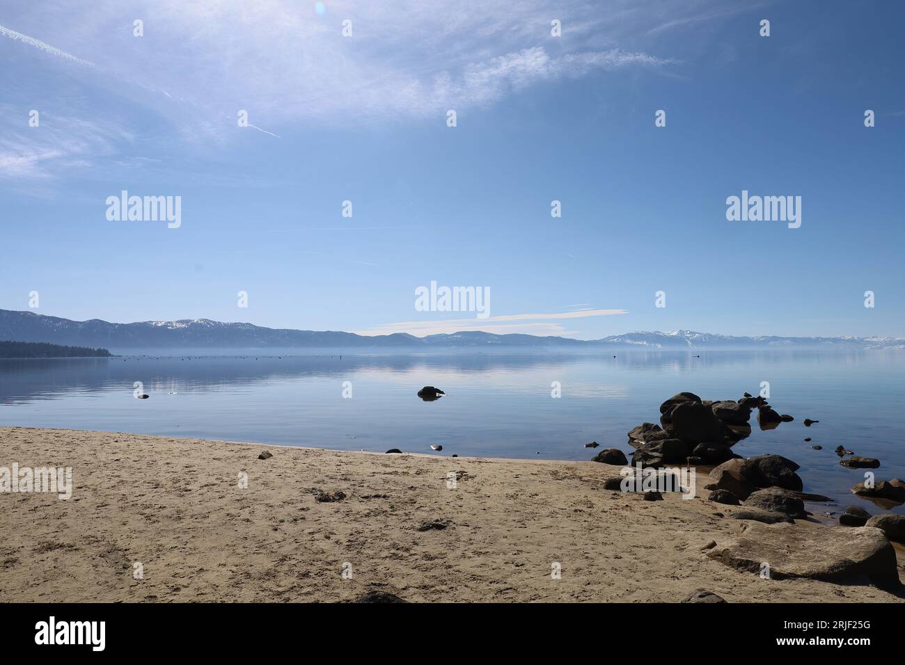 Foto vom Lake tahoe Sugar Pine State Park Stockfoto