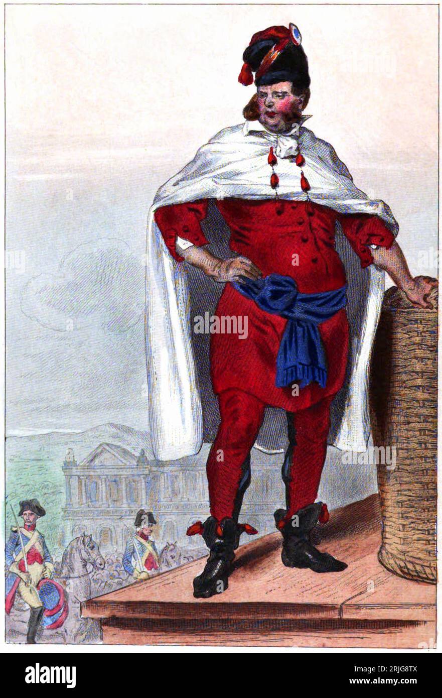 Charles-Henri Sanson, Chevalier Charles-Henri Sanson de Longval (1739–1806), königlicher Henker von Frankreich sowie hoher Henker der Ersten Französischen Republik. Stockfoto