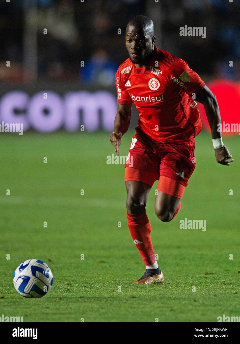 La Paz, Bolivien. August 2023. Estadio Hernando Siles Enner Valencia do Internacional, während des Spiels zwischen Bolivar und Internacional, für das Viertelfinale der Copa Libertadores 2023, im Estadio Hernando Siles, diesen Dienstag, 22. 30761 (Max Peixoto/SPP) Credit: SPP Sport Press Photo. Alamy Live News Stockfoto