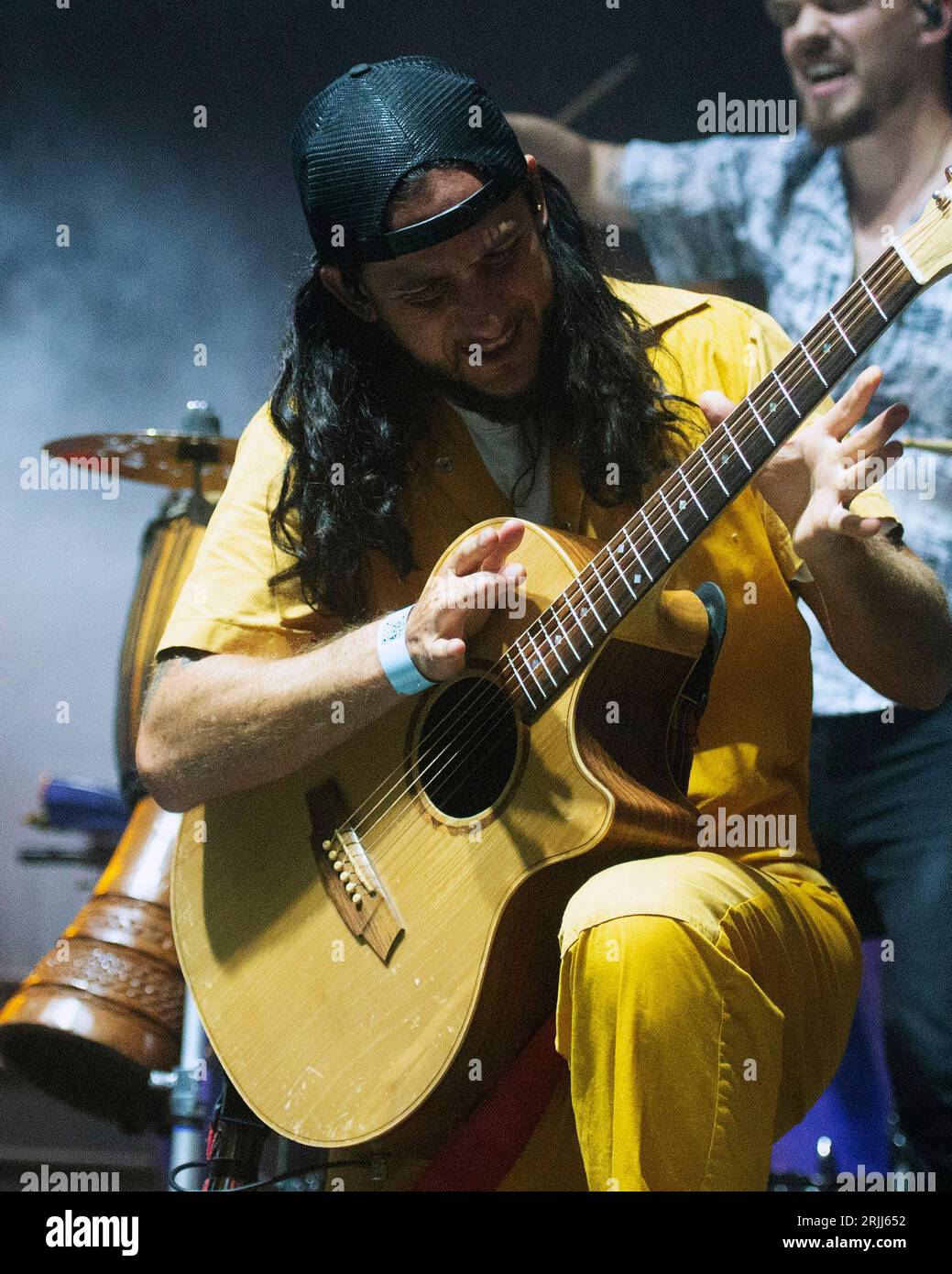 Columbus, Ohio, Usa. August 2023. Gianni ''Luminati'' Nicassio tritt auf der Ohio State Fair auf. Quelle: Brent Clark/Alamy Live News Stockfoto