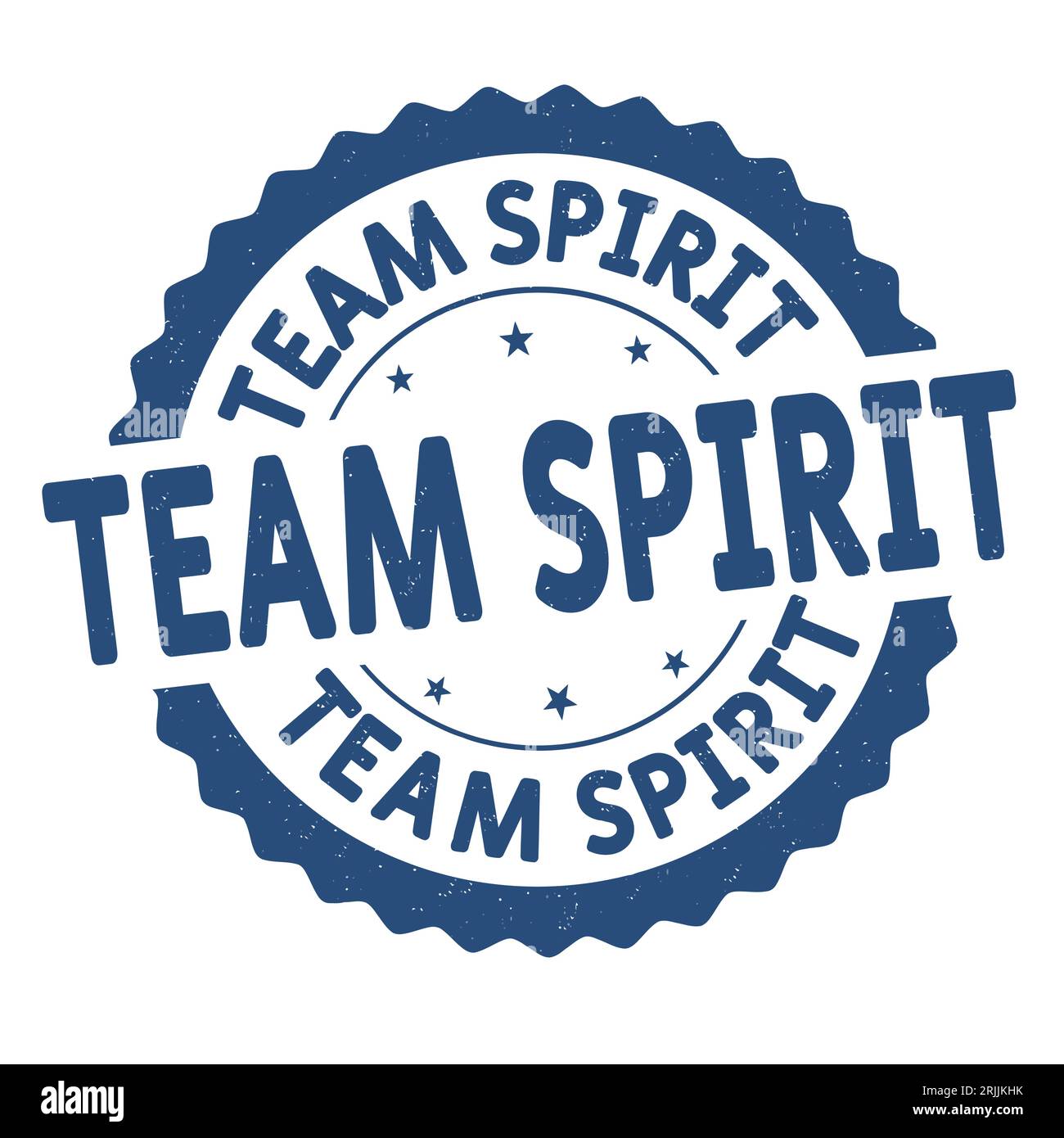 Team Spirit Grunge Gummistempel auf weißem Hintergrund, Vektorgrafik Stock Vektor