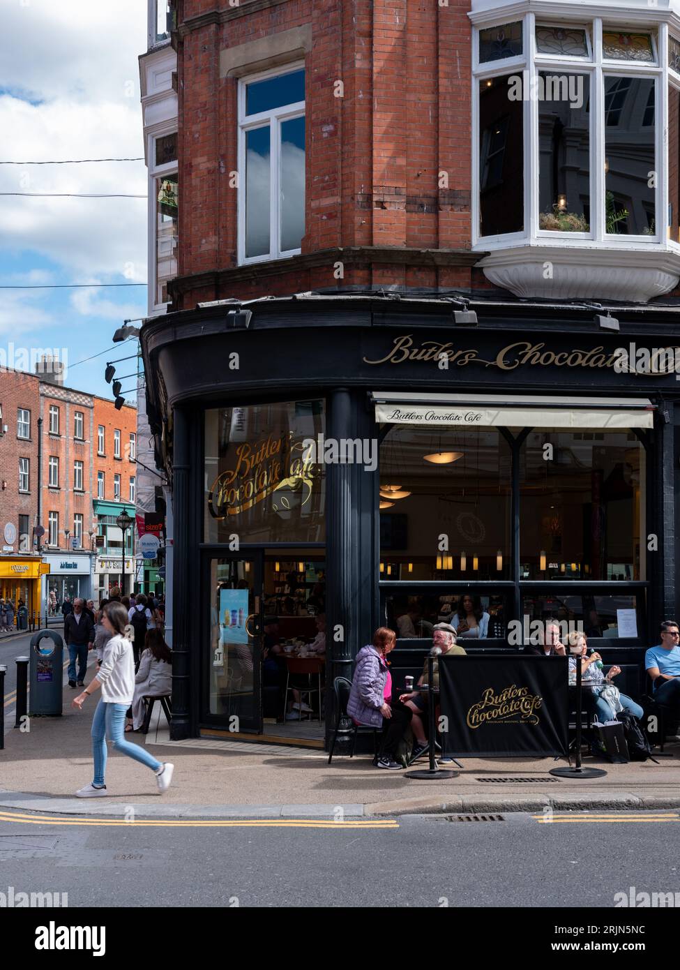 Ein Butlers Chocolate Store in Dublin, Irland. Stockfoto