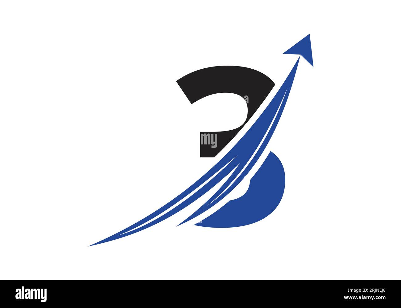 Finance-Logo Mit 3 Buchstaben-Konzept. Konzept für Finanz- oder Erfolgslogo. Logo für die Geschäfts- und Unternehmensidentität der Buchhaltung Stock Vektor