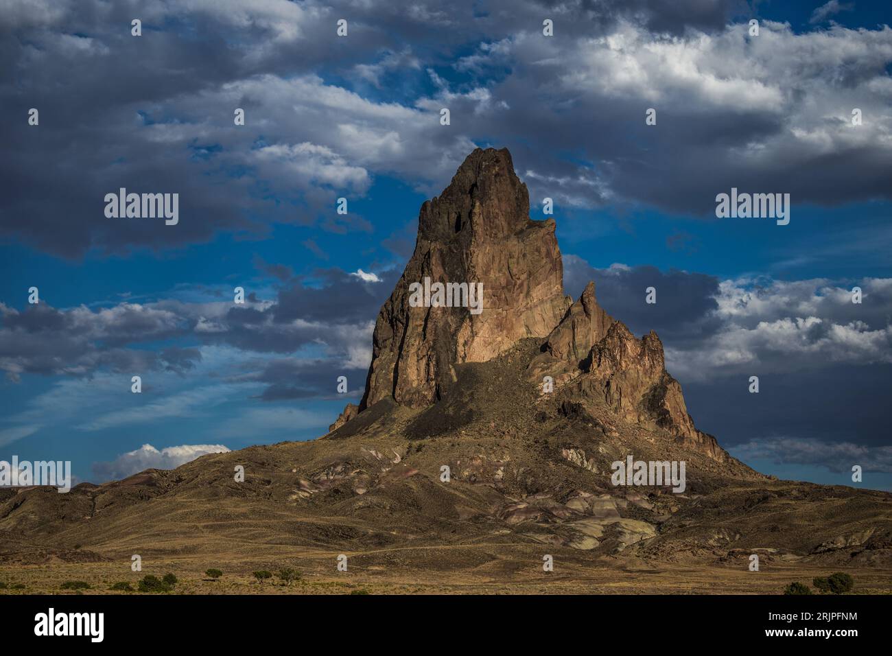 Erodierter Lavastecker, Kayenta Arizona Stockfoto