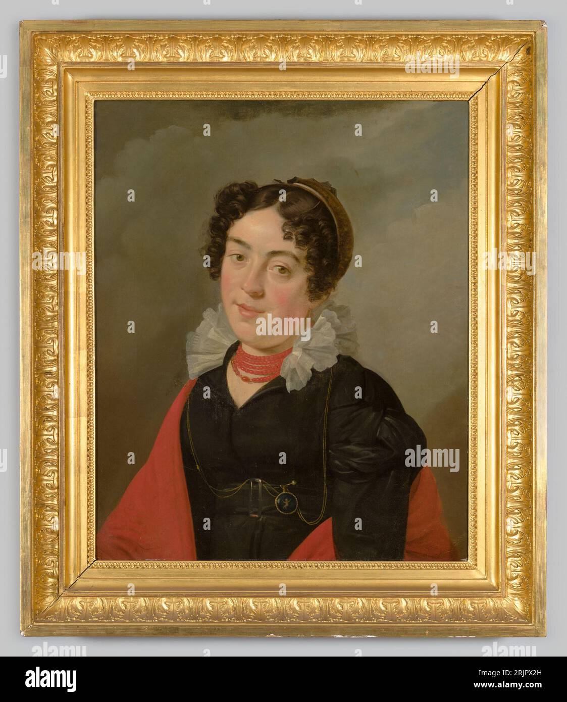 Portret van Maria Theresia Morria zwischen 1765 und 1820 von Adriaan de Lelie Stockfoto