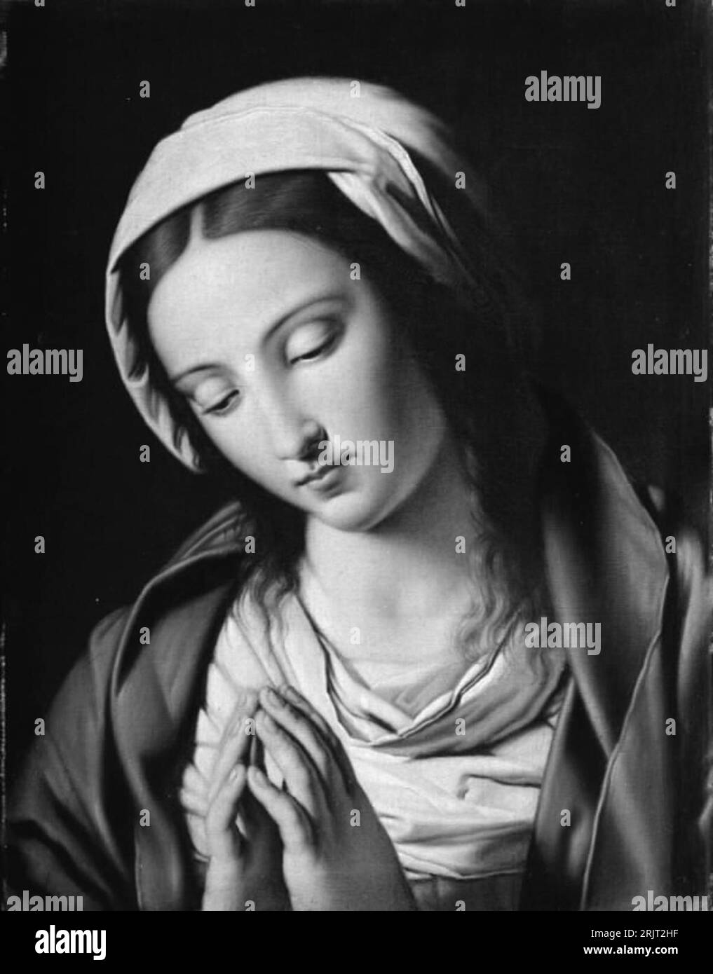 Madonna zwischen 1807 und 1848 von Christian Albrecht Jensen Stockfoto