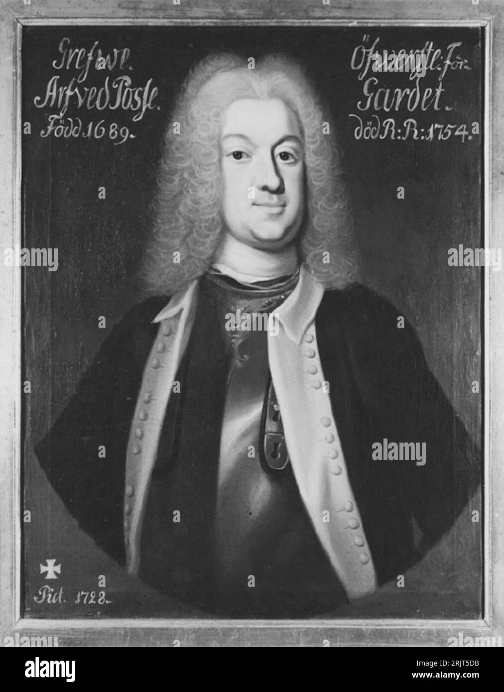 Arvid Knutsson Posse, 1689-1754 1728 von Georg Engelhard Schröder Stockfoto