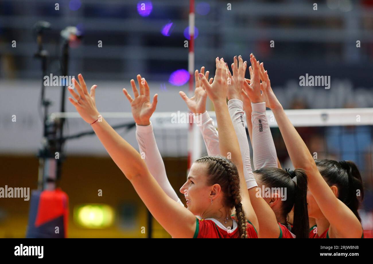 Turin, Italien. August 2023. CEV EuroVolley 2023 Turin Credit: Nderim Kaceli/Alamy Live News Credit: Nderim Kaceli/Alamy Live News Stockfoto
