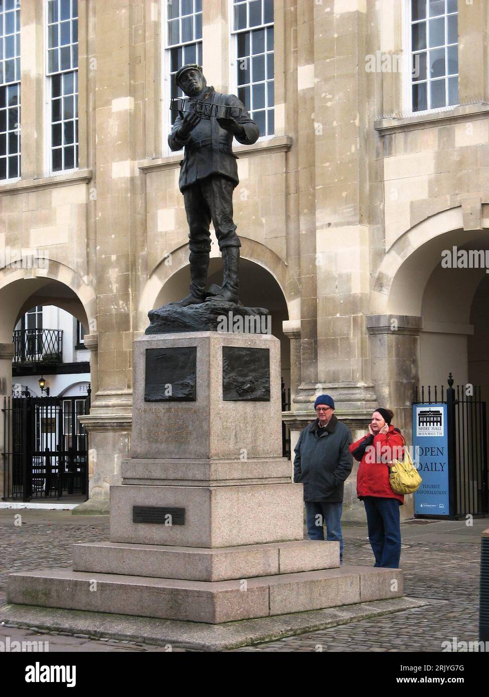 Statue von Charles Rolls 9. August 2008, 02:08:34 von William Goscombe John Stockfoto