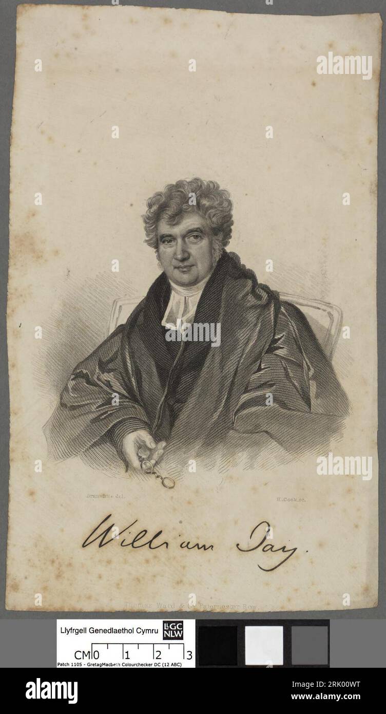 William Jay um 1810 von Henry Richard Cook Stockfoto