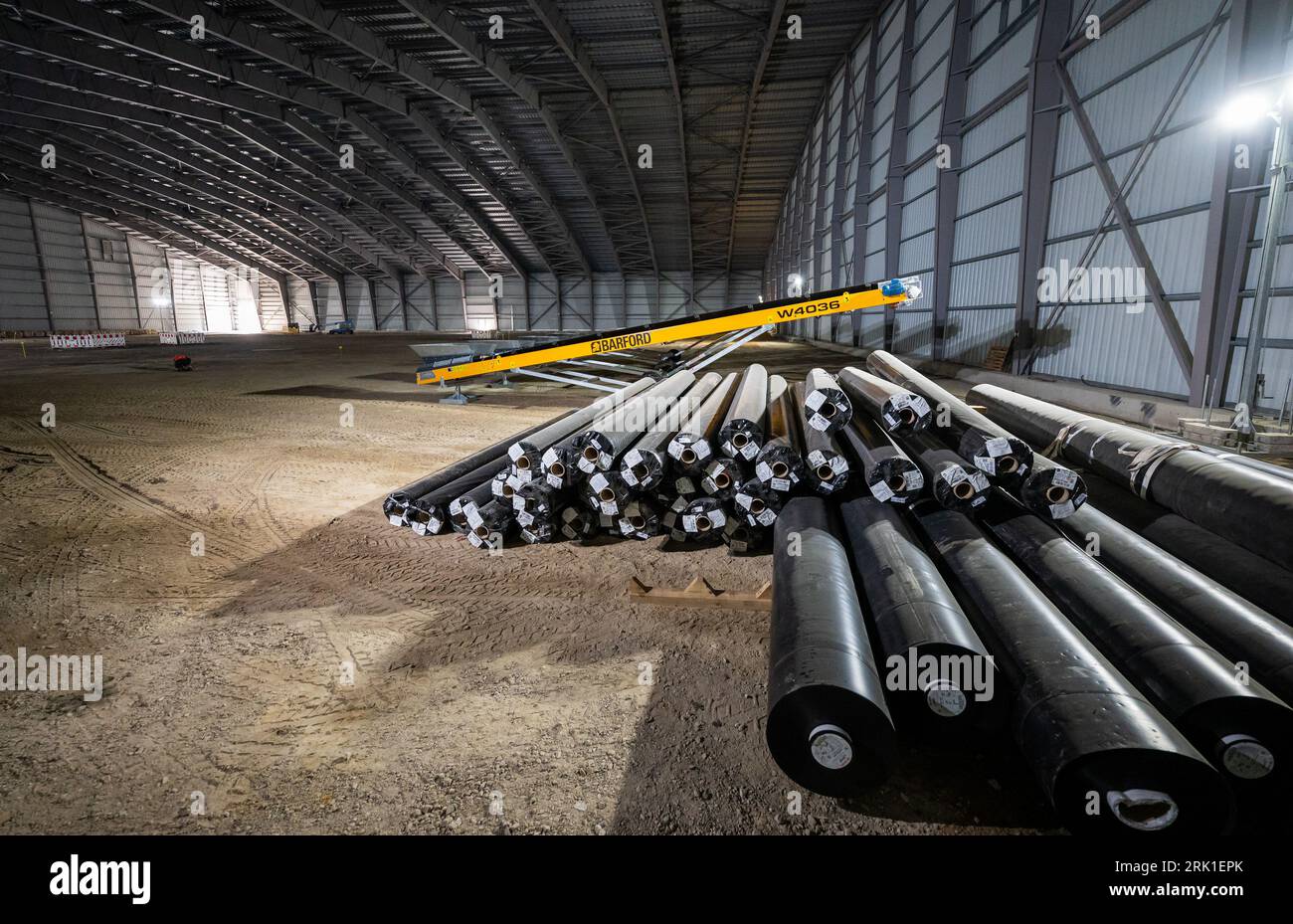 PRODUKTION 23. August 2023, Niedersachsen, Dethlingen Blick in die