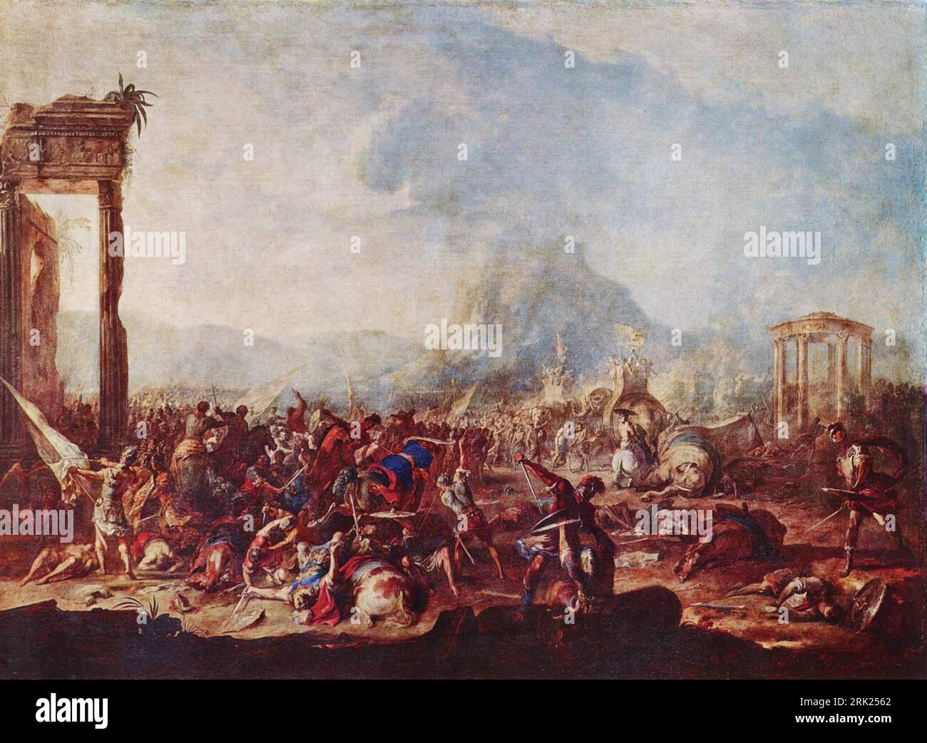 Kampfmalerei Deutsch: Mitte 17. JH.English: Mitte des 17. Jahrhunderts von Johann Heinrich Schönfeld Stockfoto Kampfmalerei Deutsch: Mitte 17. JH.English: Mitte des 17. Jahrhunderts von Johann Heinrich Schönfeld Stockfoto