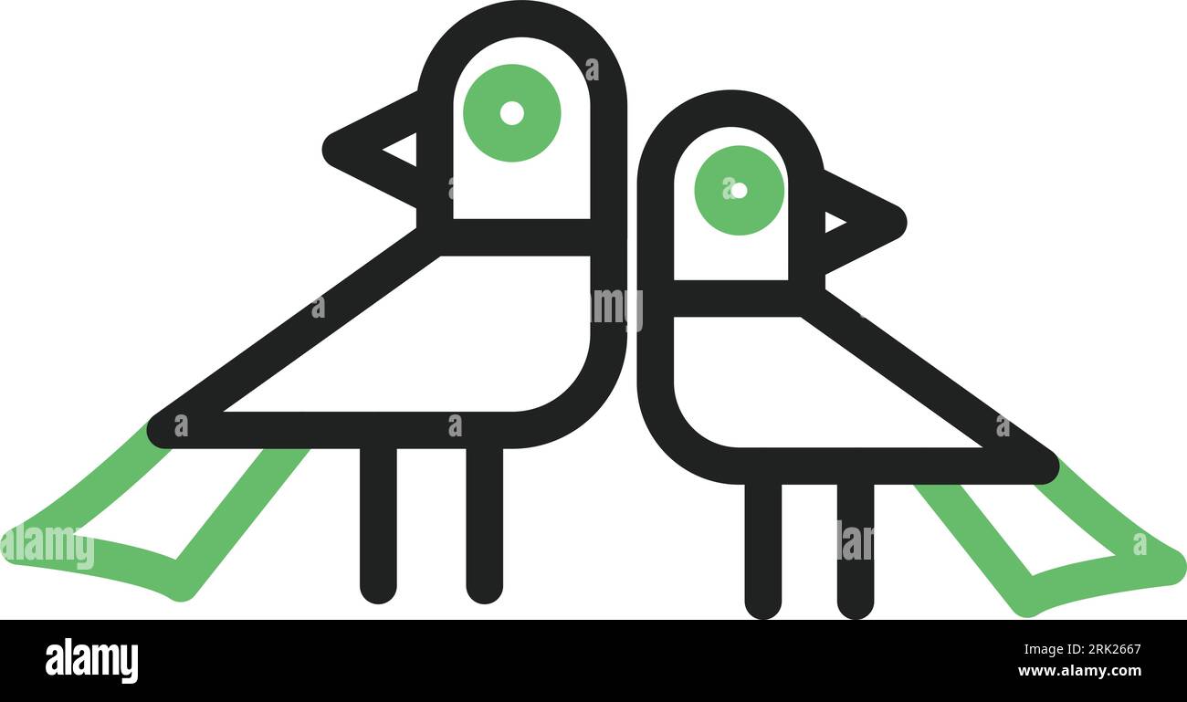 Bild Des Vogelsymbols. Stock Vektor