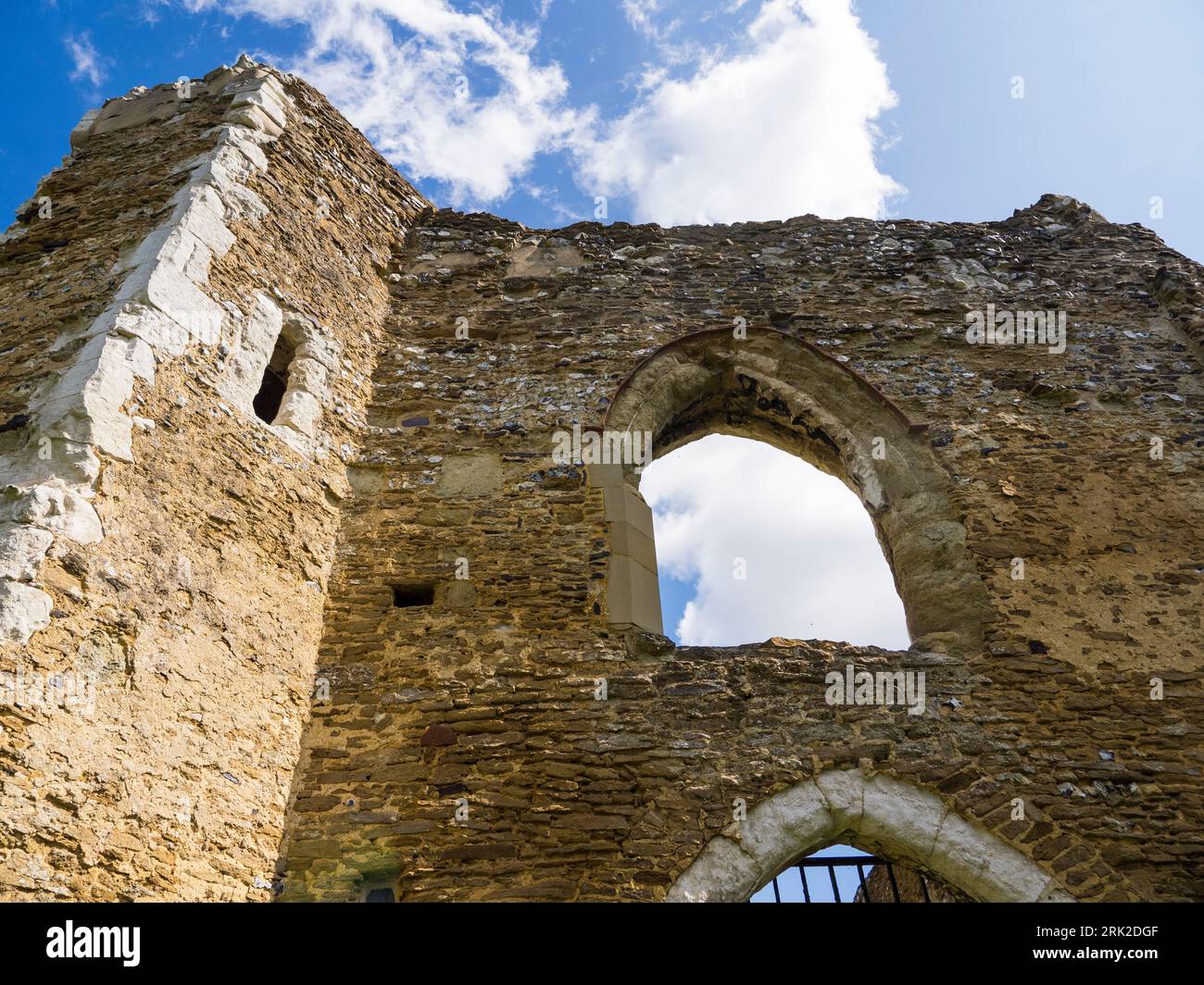 Ruined Chapel, St Catherine Hill and Chapel, Guildford, Surrey, England, Vereinigtes Königreich, GB. Stockfoto