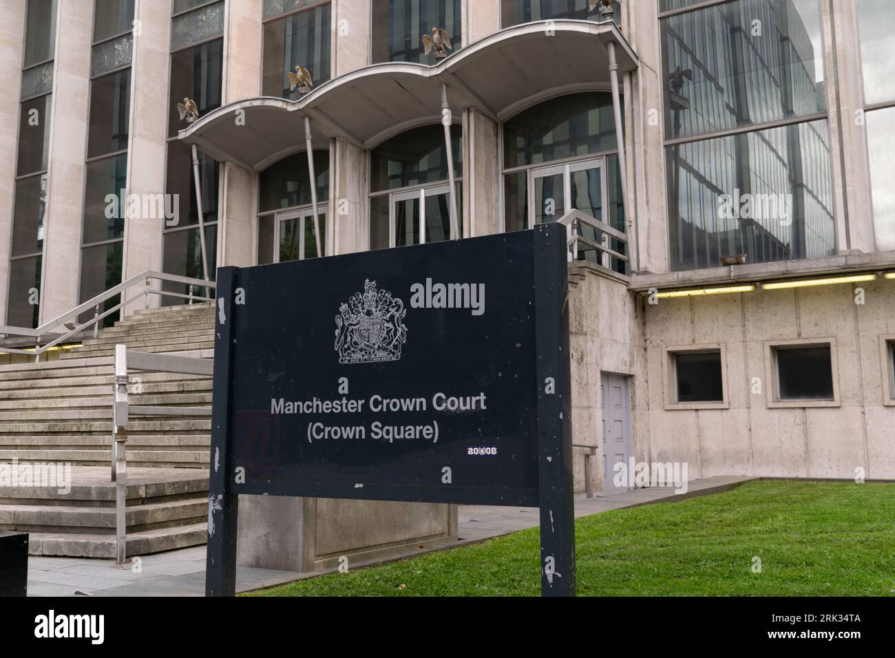 Manchester Crown Court, Crown Square. UK Stockfoto