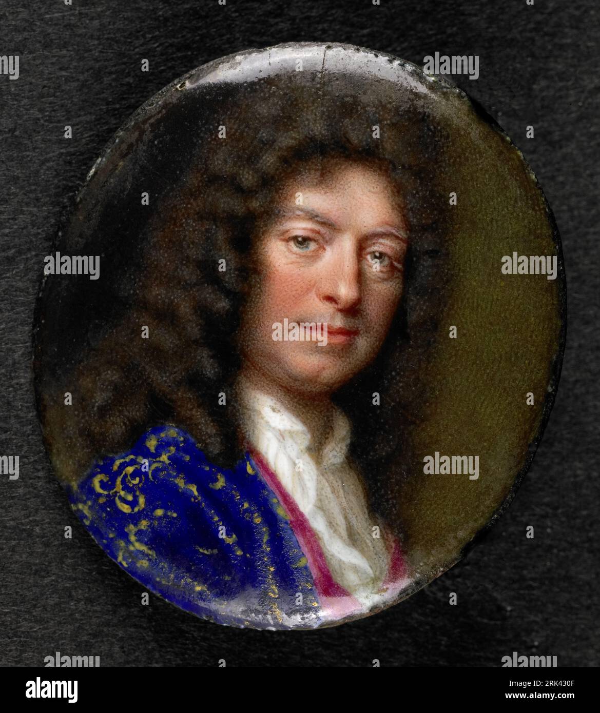 Portret van een man zwischen 1620 und 1691 von Jean Petitot Stockfoto
