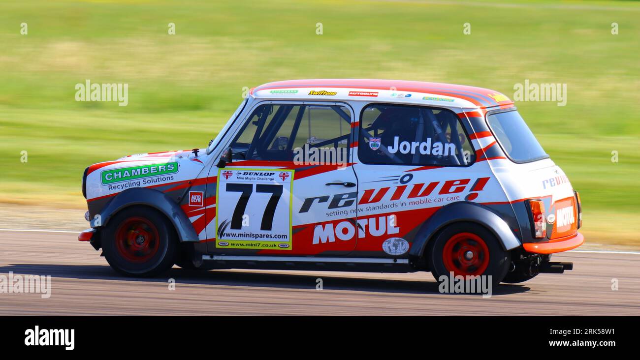 BTCC-TREFFEN BEI THRUXTON 2023 MINI'S Stockfoto