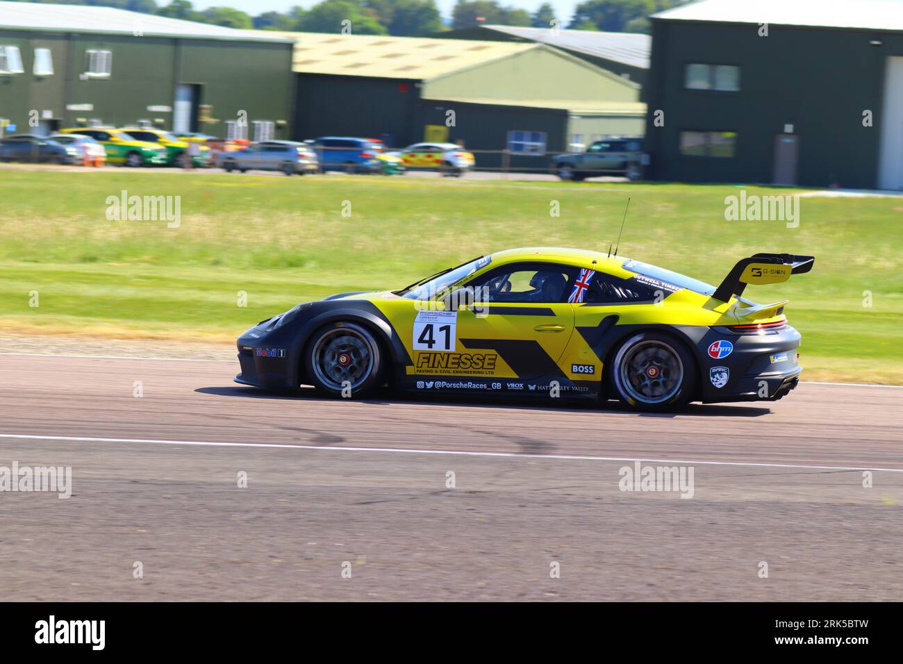 BTCC-RENNWOCHENENDE IM THRUXTON 2023 Stockfoto
