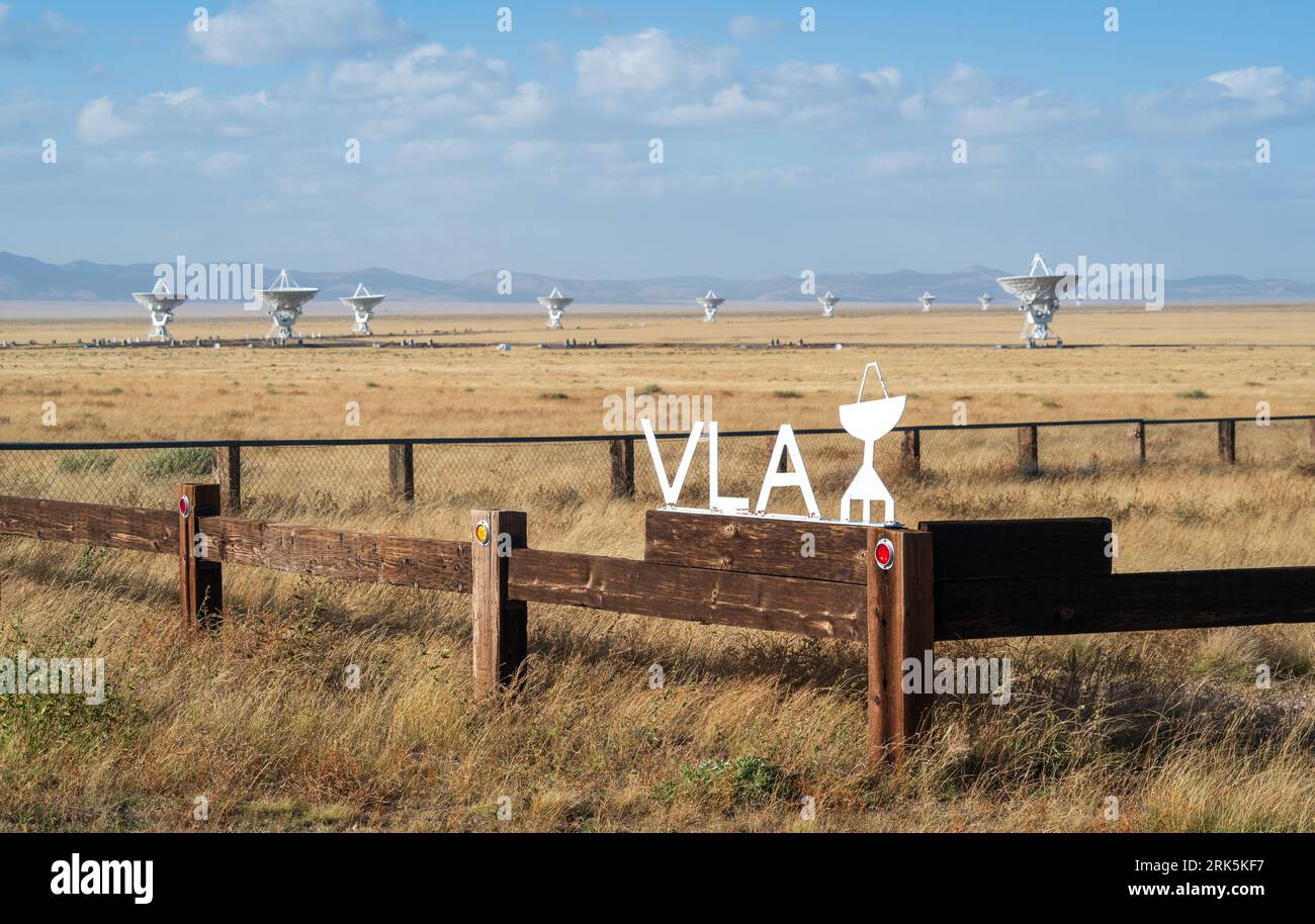 Das sehr große Array in New Mexico Stockfoto