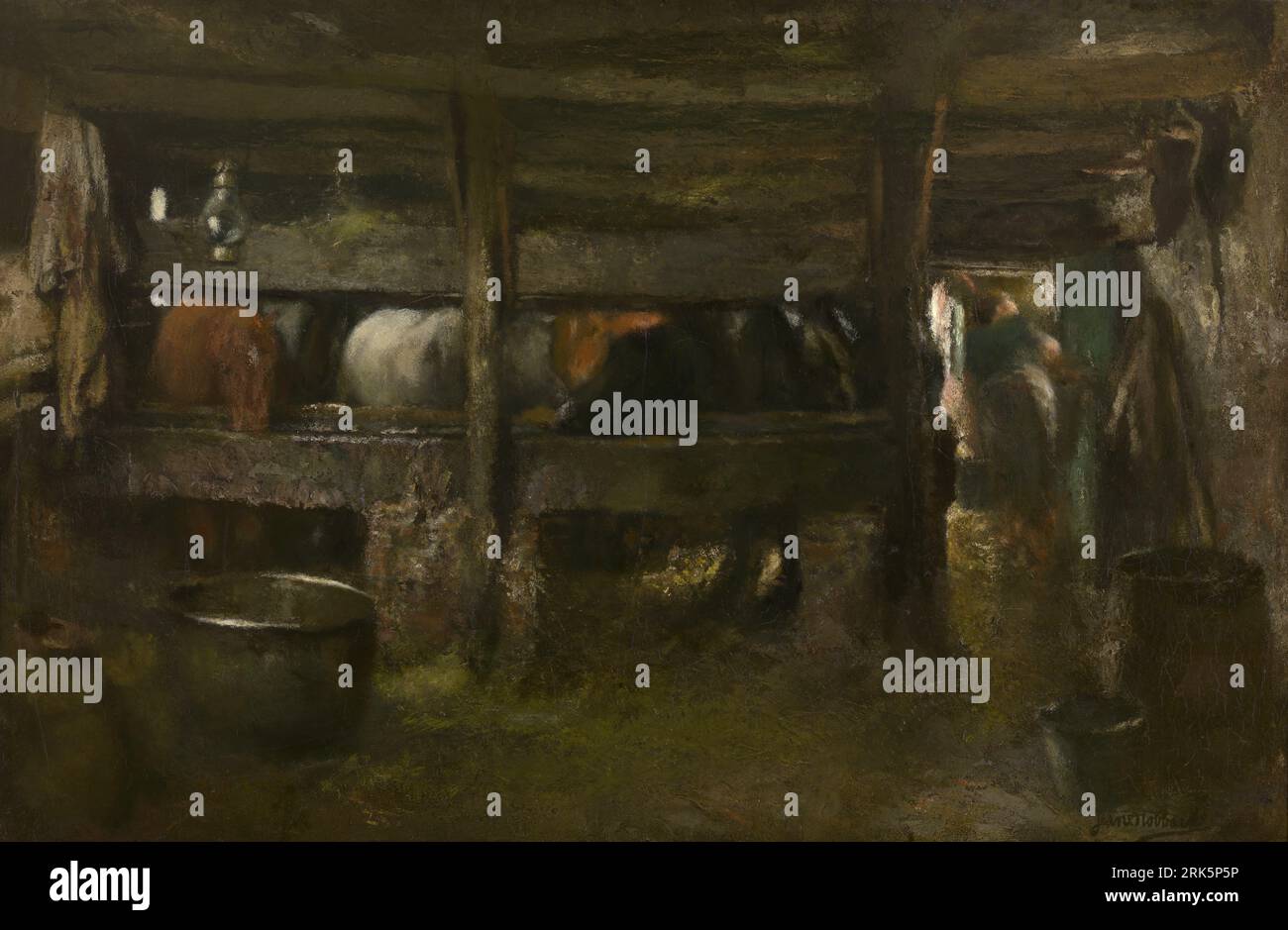 Pferdestall von Jan Stobbaerts Stockfoto