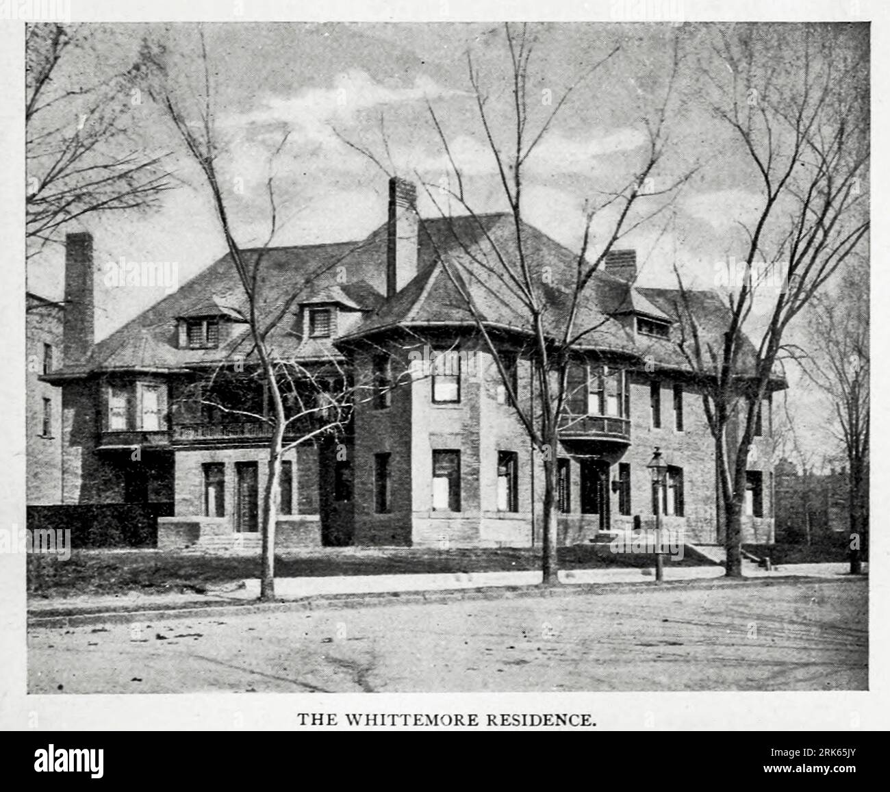 Die Whittemore Residence aus dem Artikel WOHNARCHITEKTUR IN WASHINGTON CITY. Von Glenn Brown. Aus dem Engineering Magazine, das DEM INDUSTRIELLEN FORTSCHRITT GEWIDMET IST Band XI Oktober 1896 NEW YORK, dem Engineering Magazine Co Stockfoto