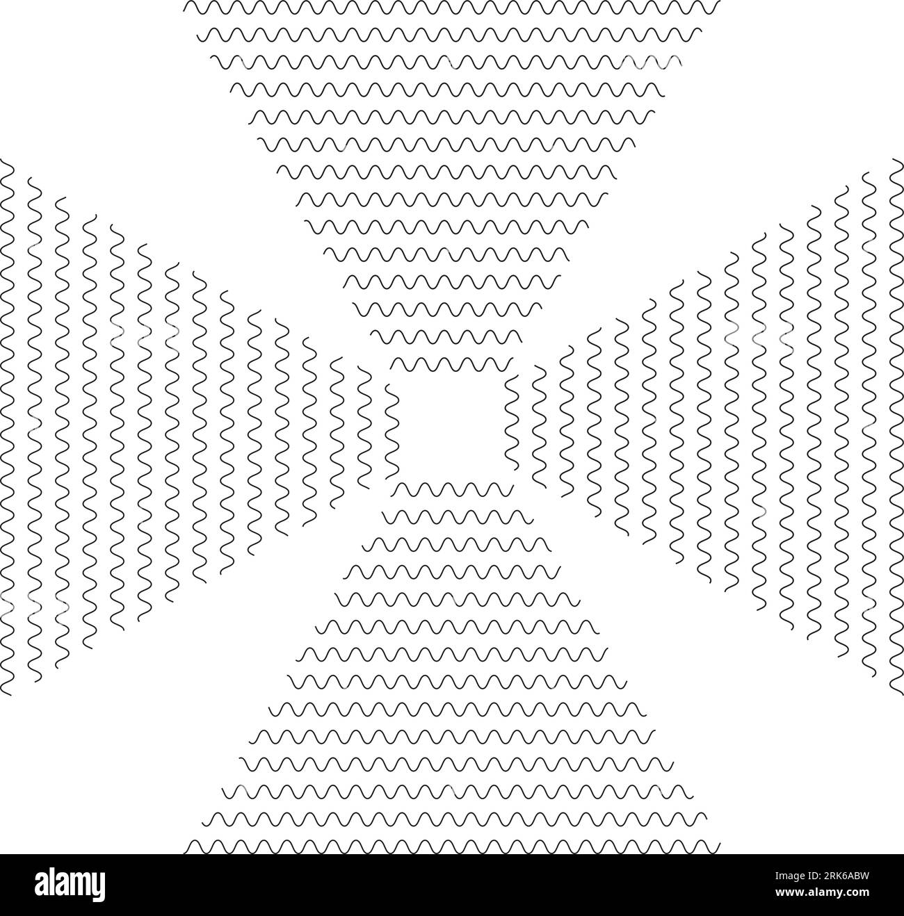 Geometrisch schlichtes, minimalistisches Schwarzweiß-Muster, schräge, dünne Linien. Kann als Hintergrund, Hintergrund oder Textur verwendet werden. Stock Vektor