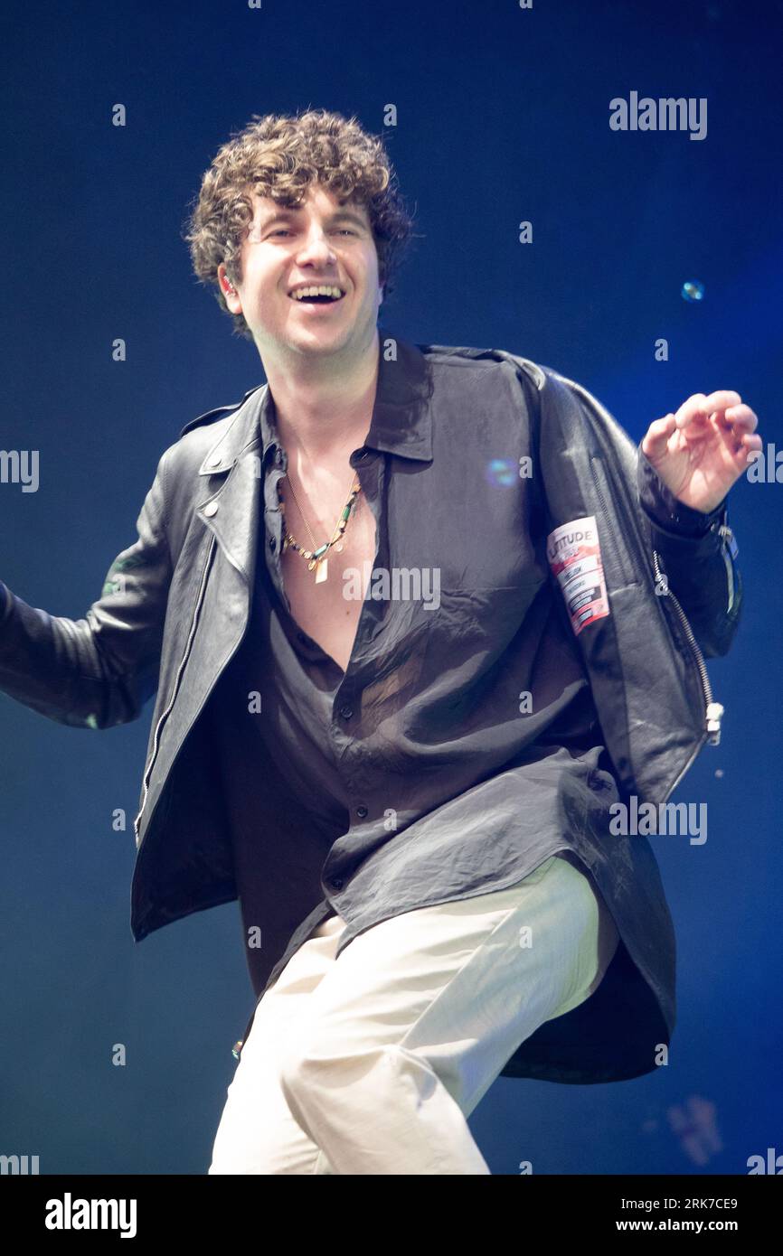 Die Kooks treten beim Latitude Festival 2023 in Henham Park auf. Stockfoto