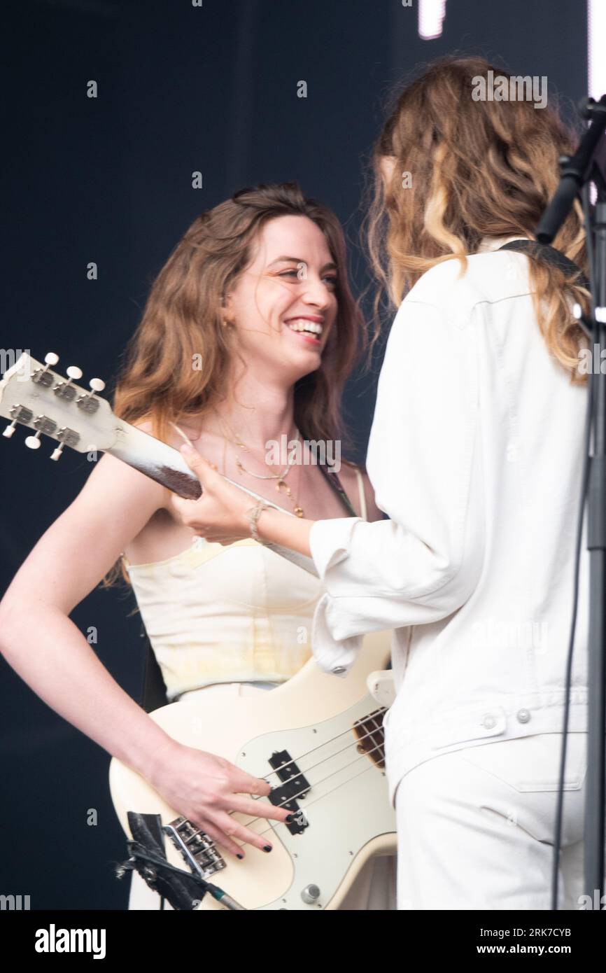 The Big Moon beim Latitude Festival 2023 in Henham Park, England. Stockfoto