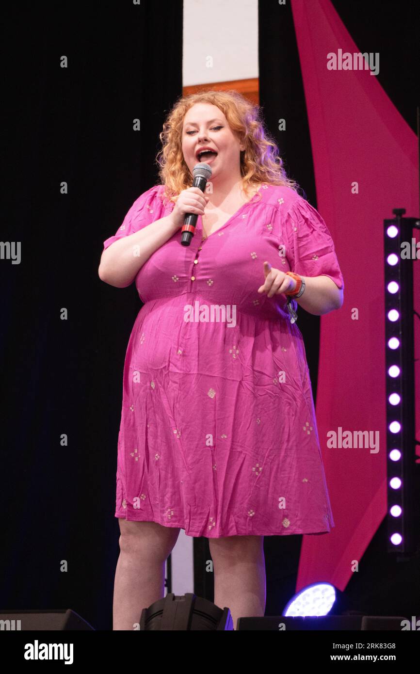 Comedian Amy Gledhill beim Latitude Festival 2023 Stockfoto