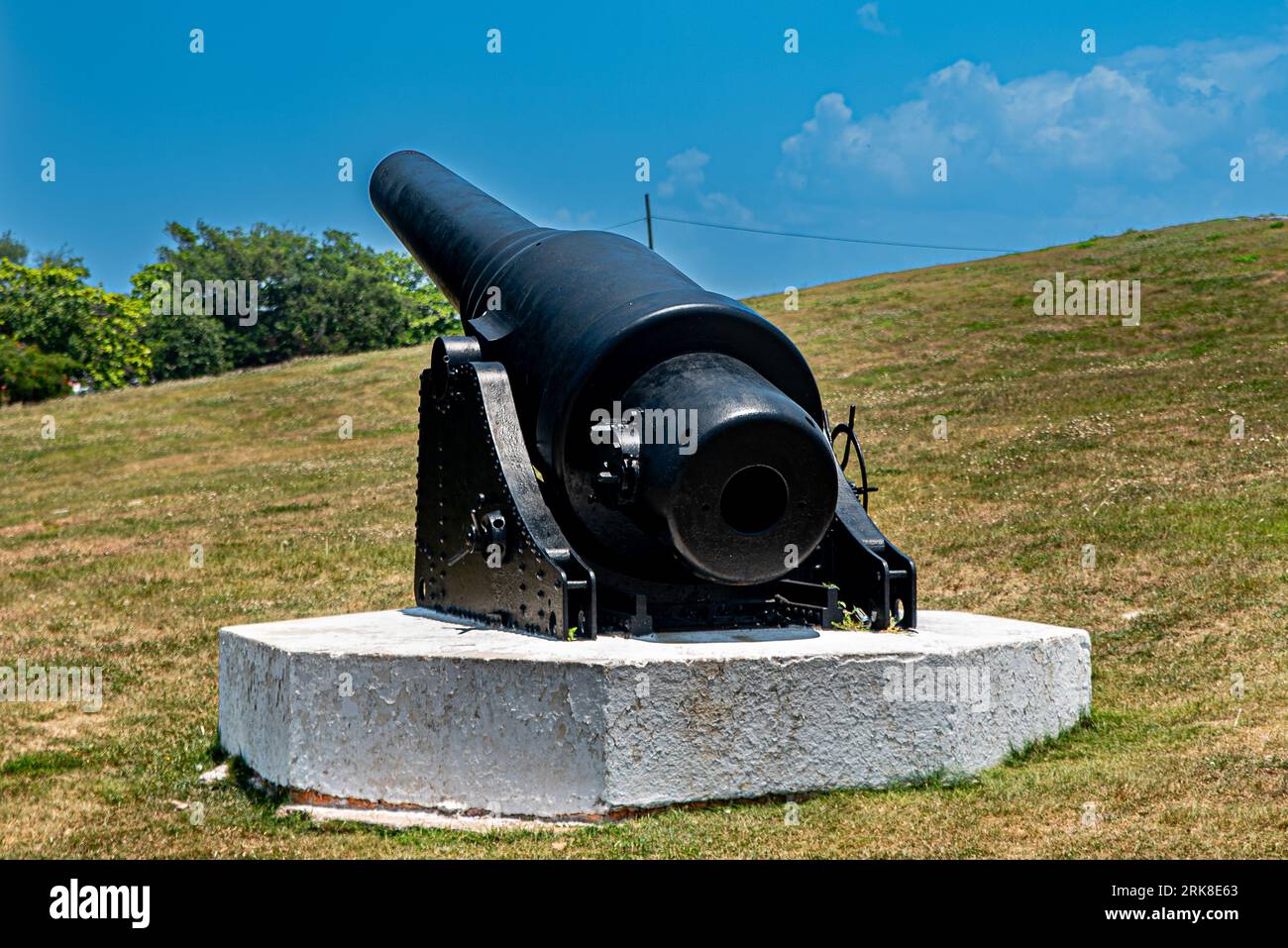 Kuba Havanna. Befestigungsanlagen des alten Havanna. Die attraktive geographische Lage Kubas, die in der Kolonialzeit die 'Perle der Antillen' genannt wurde. Stockfoto