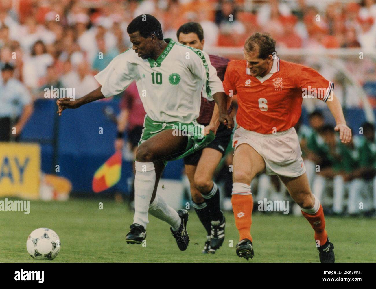 Aktion aus Saudi-Arabien gegen die niederlande 1994 Stockfoto