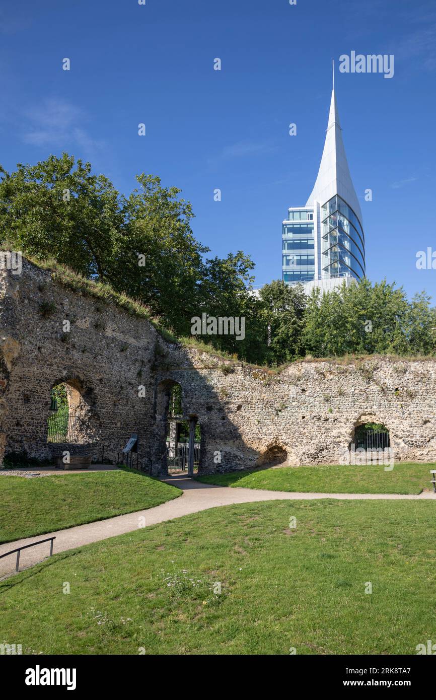 Ruins of Reading Abbey, Reading, Berkshire, England, Vereinigtes Königreich, Europa Stockfoto