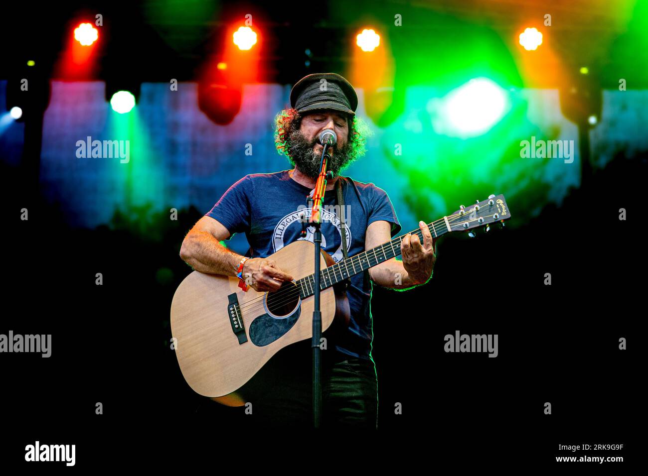 Ungarn 12. August 2023 Vinicio Capossela live beim Sziget Festival Budapest © Andrea Ripamonti / Alamy Stockfoto