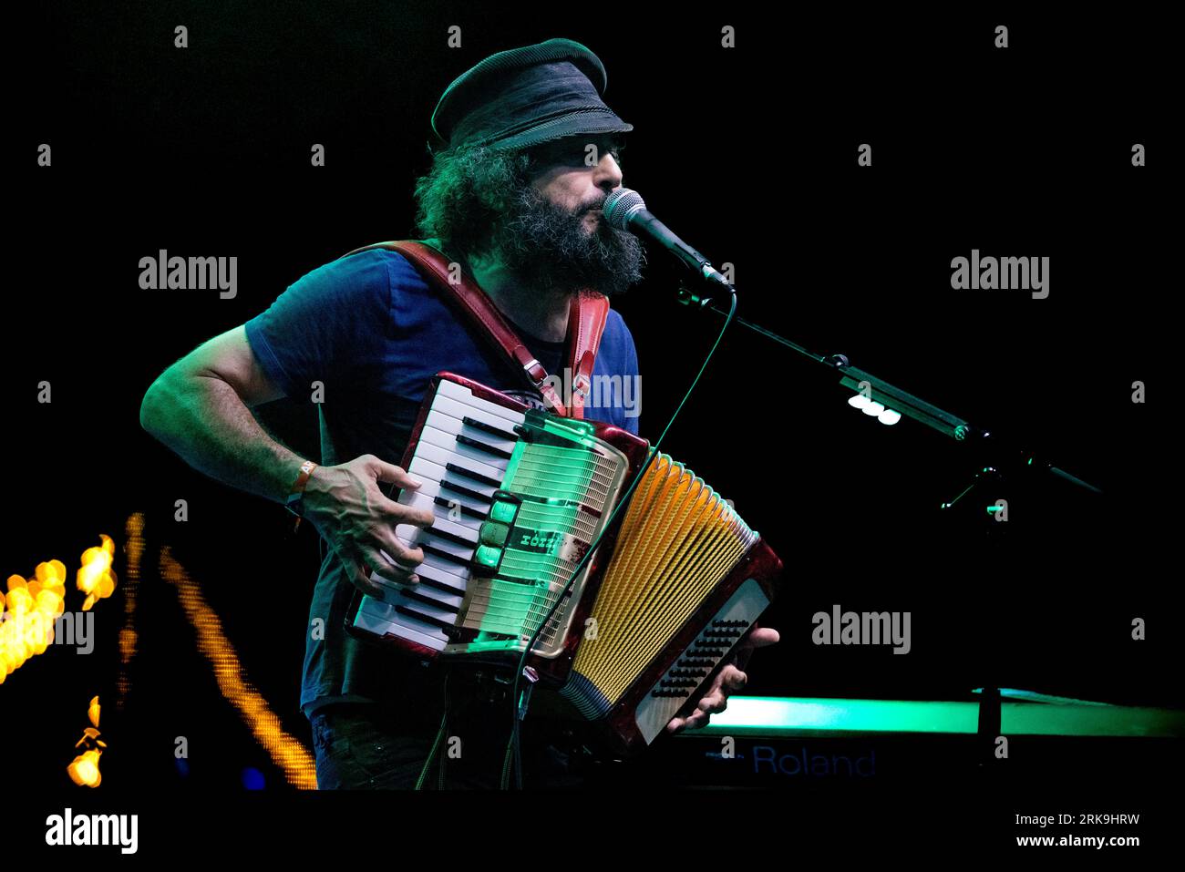 Ungarn 12. August 2023 Vinicio Capossela live beim Sziget Festival Budapest © Andrea Ripamonti / Alamy Stockfoto