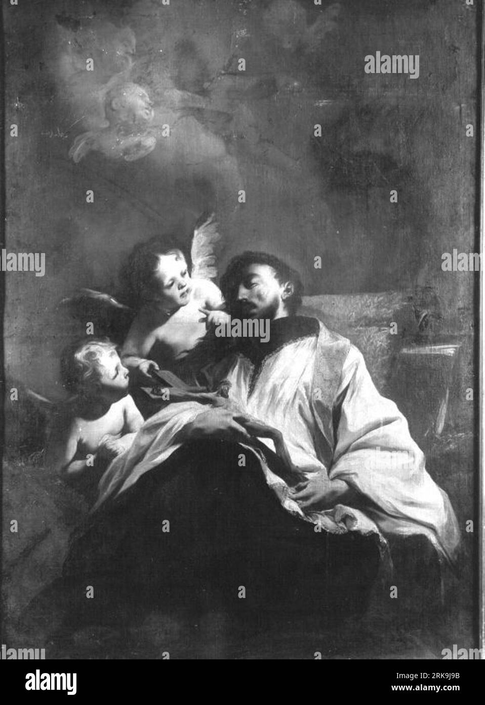 Tod des hl. Franz Xaver um 1752 von Paul Troger Stockfoto