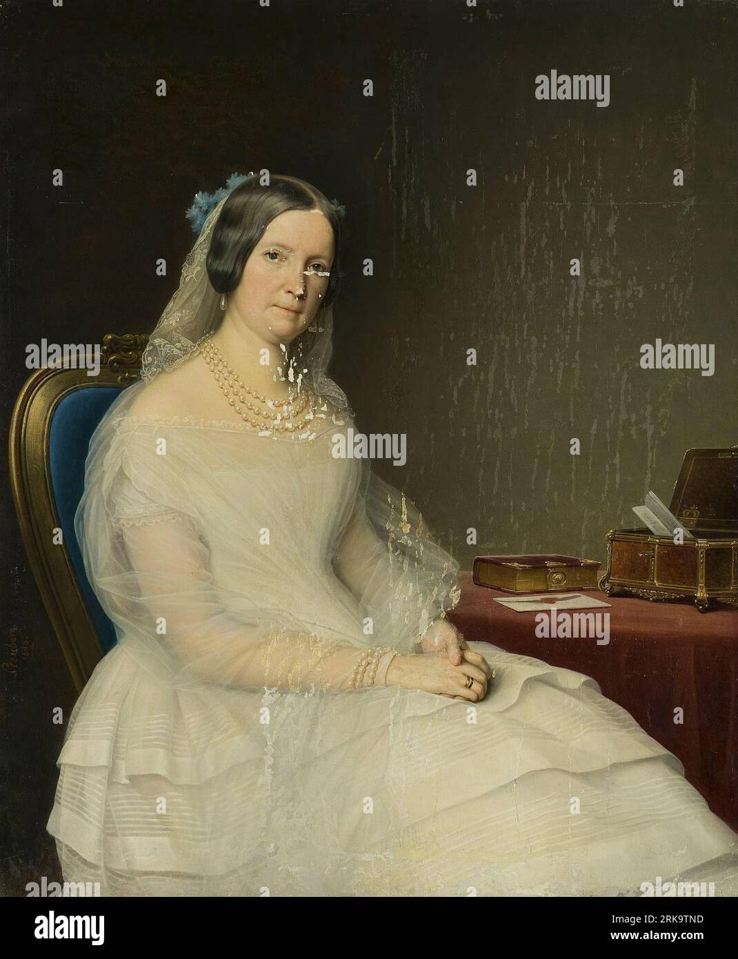 Portrait der Gräfin Yulia Stroganova 1848 von Charles de Steuben Stockfoto