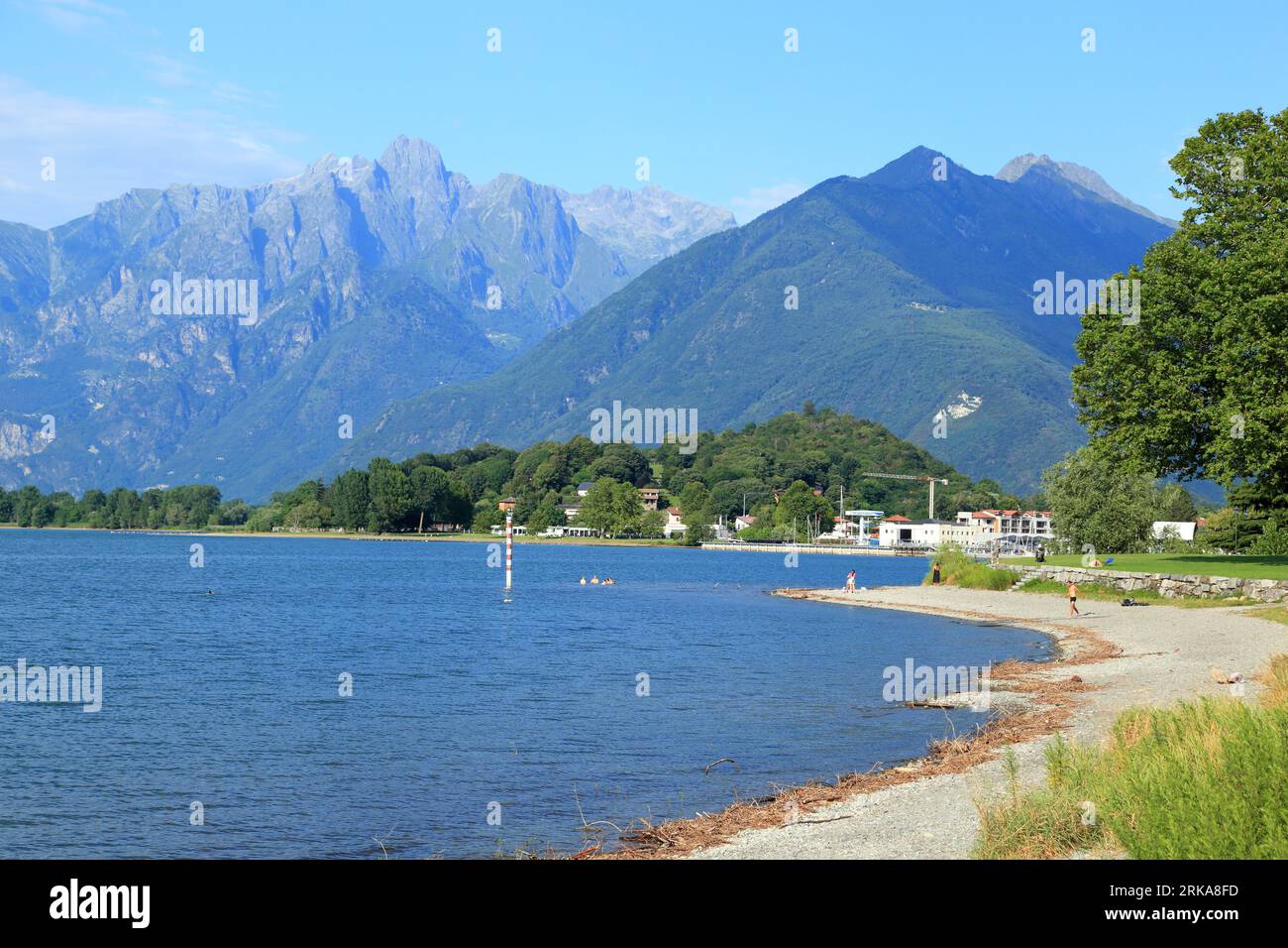 Colico, Comer See (Lago di Como), Italien Stockfoto