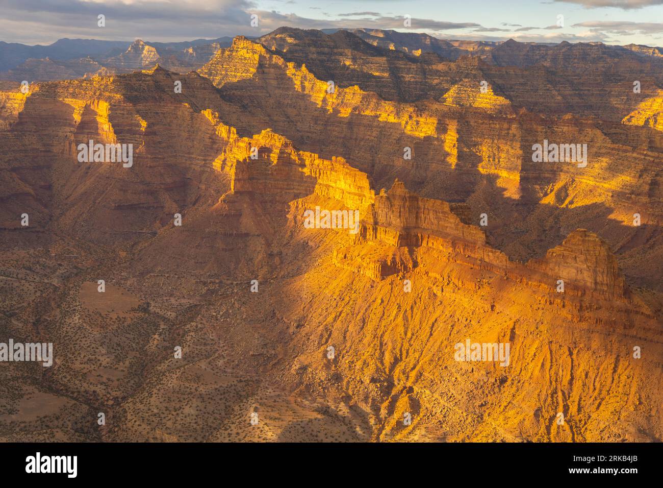 Desolation Canyon Walls, Green River, Utah, Desolation Canyon Wilderness Stockfoto