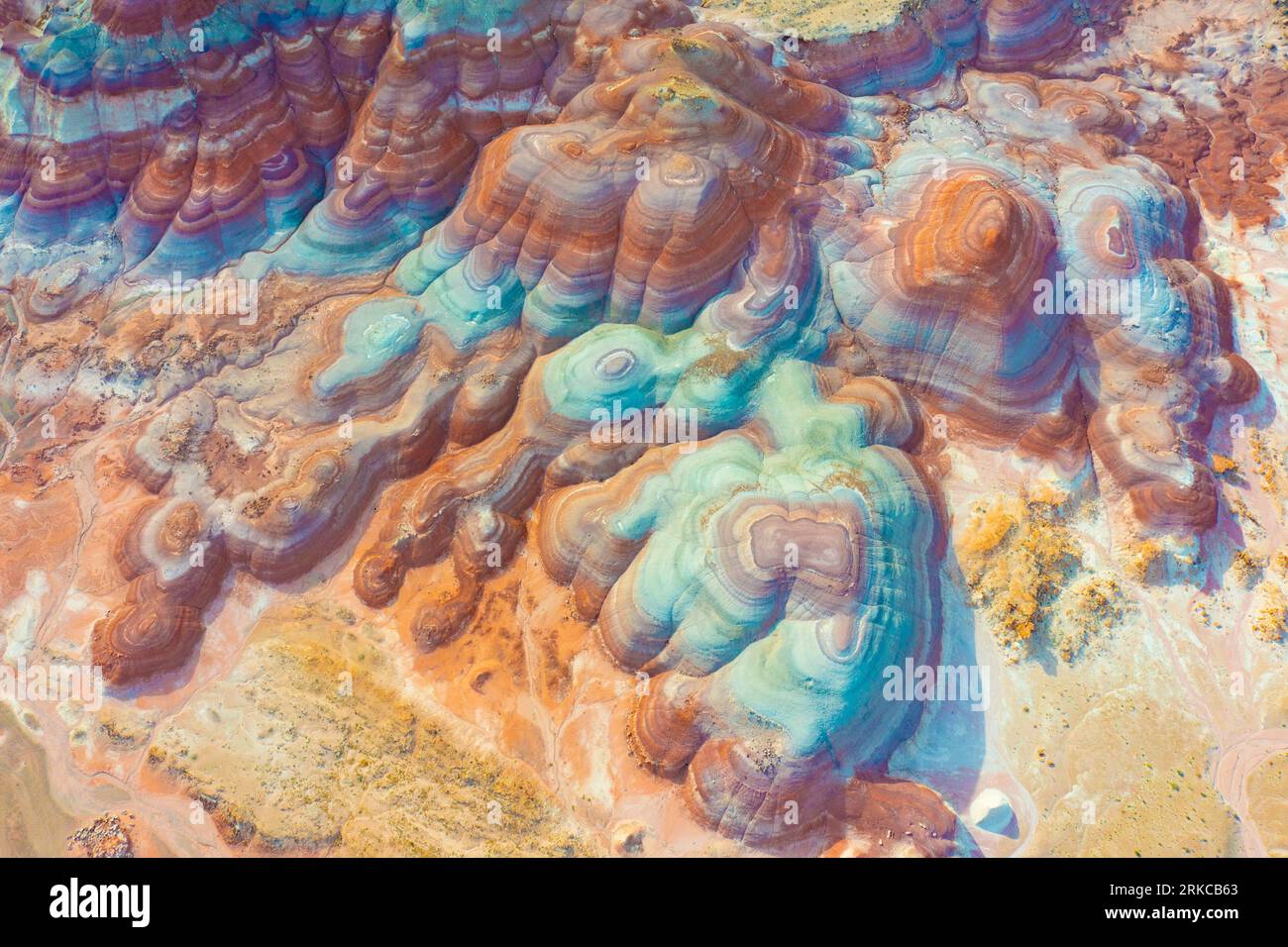 Badlands, Colorado Plateau, Süd-Utah Stockfoto