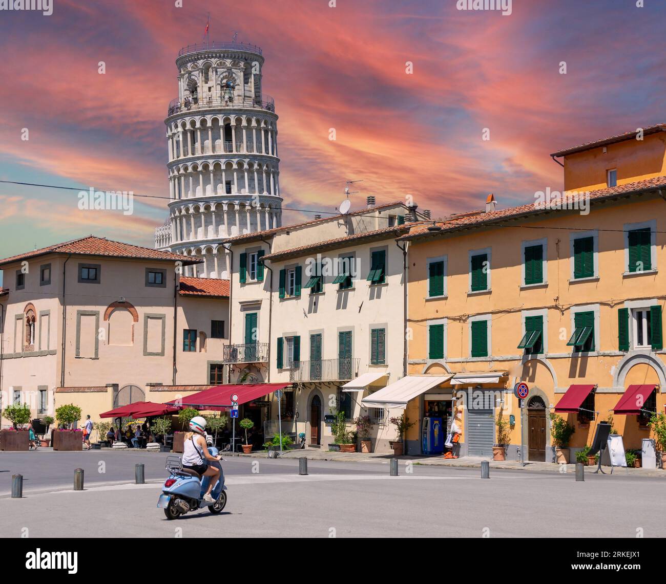 piazza dei miracoli Stadt pisa, italien Stockfoto