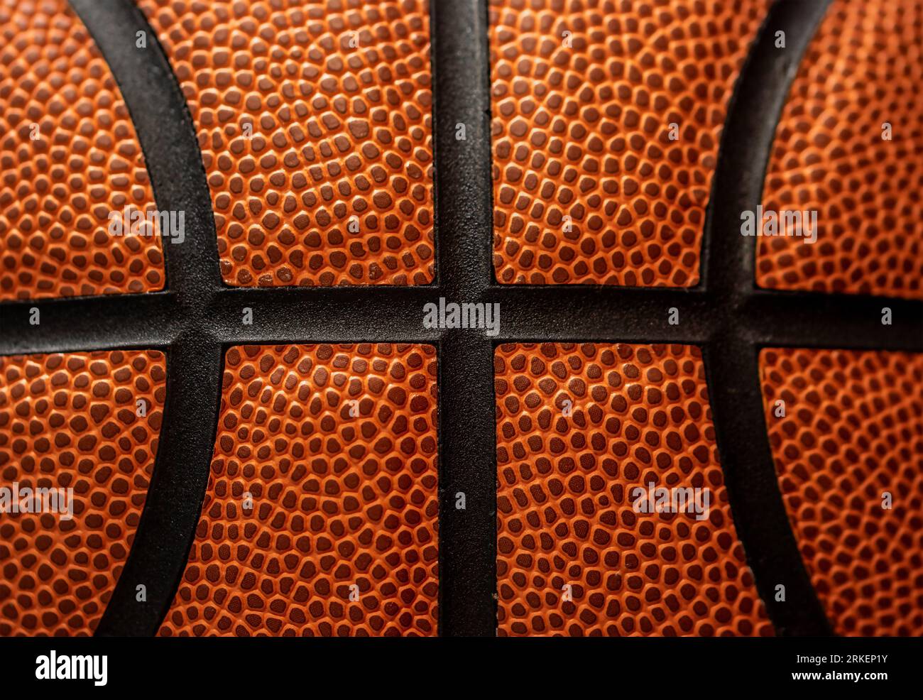 Basketballstruktur Hintergrund Nahaufnahme Stockfoto