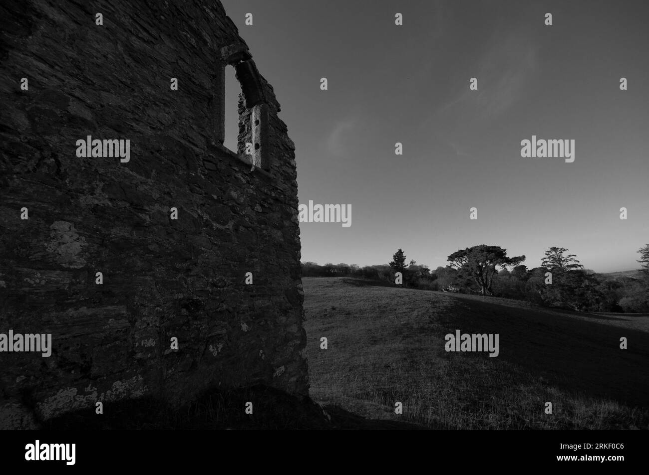 Folly am Mount Edgecombe, Cornwall Stockfoto