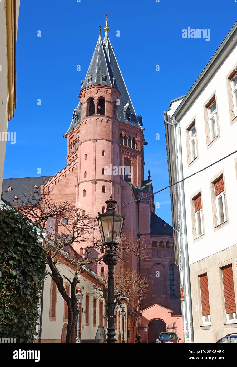 St. Martins Kathedrale, Liebfrauenpl. 4, 55116 Stadtzentrum Mainz, Rheinland-Pfalz, Deutschland Stockfoto