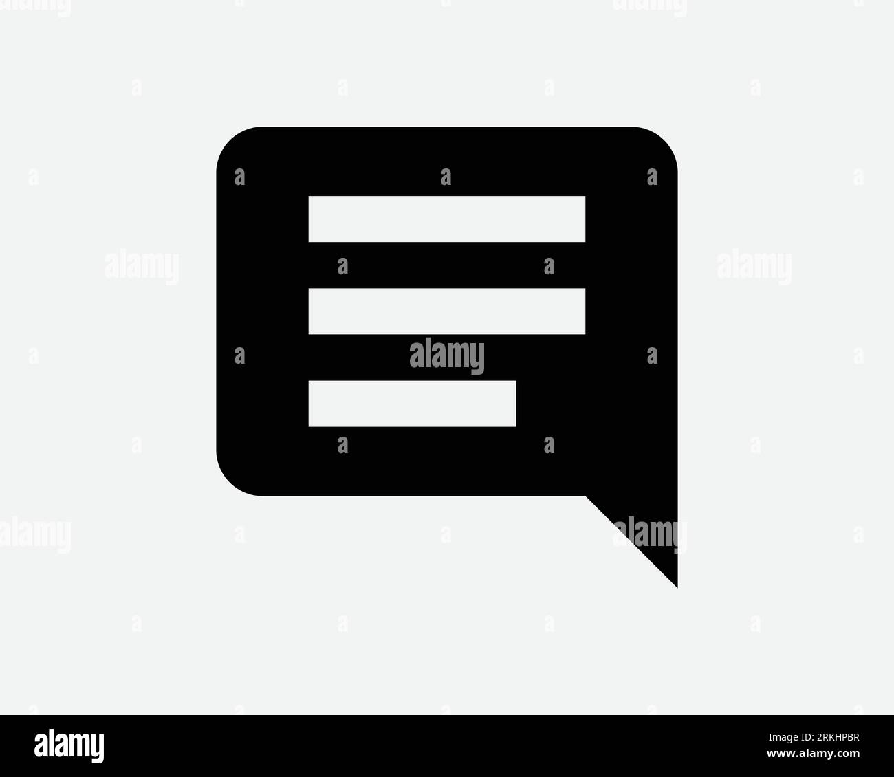 Kommentarfeld Symbol Text Sprache Blasenmeldung Forum Unterhaltung Diskussion Feedback Schwarz Weiß Form Vektor Clipart Illustration Artwork Sign Symbol Stock Vektor