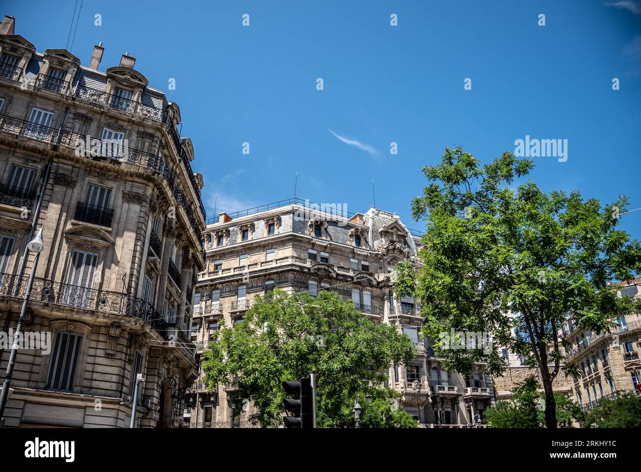 Mehrere Gebäude um Barcelona Spanien Stockfoto