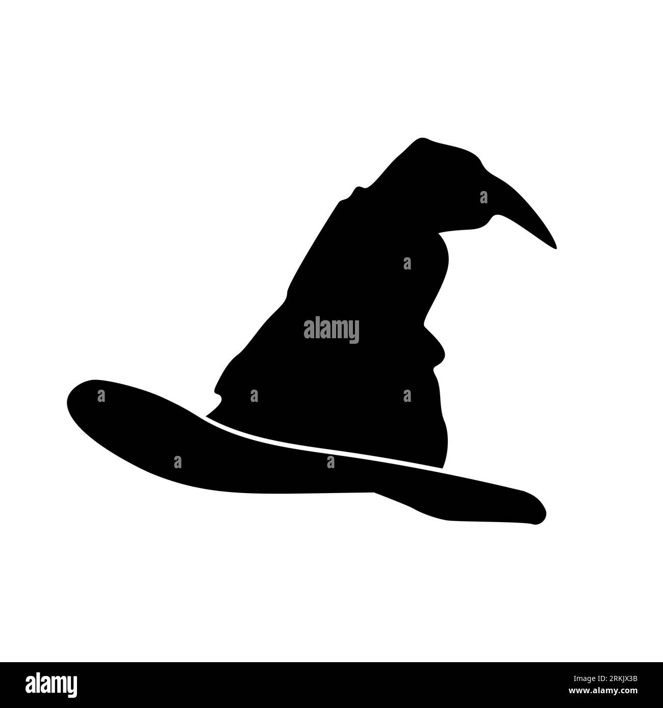 Hexenhut Cartoon Illustration, Vektor Zauberhut Stock Vektor