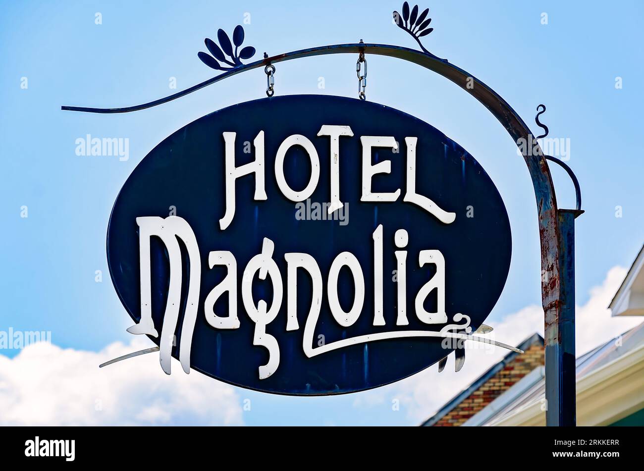 Das Hotel Magnolia befindet sich am 19. August 2023 in Foley, Alabama. Das Hotel Magnolia wurde 1908 erbaut und hieß ursprünglich Magnolia Hotel. Stockfoto