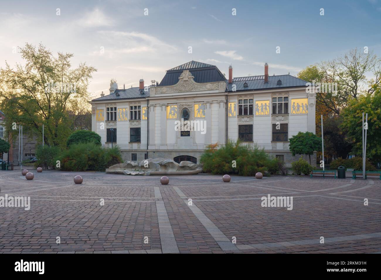 Kunstpalast - Gesellschaft der Freunde der Schönen Künste - Krakau, Polen Stockfoto