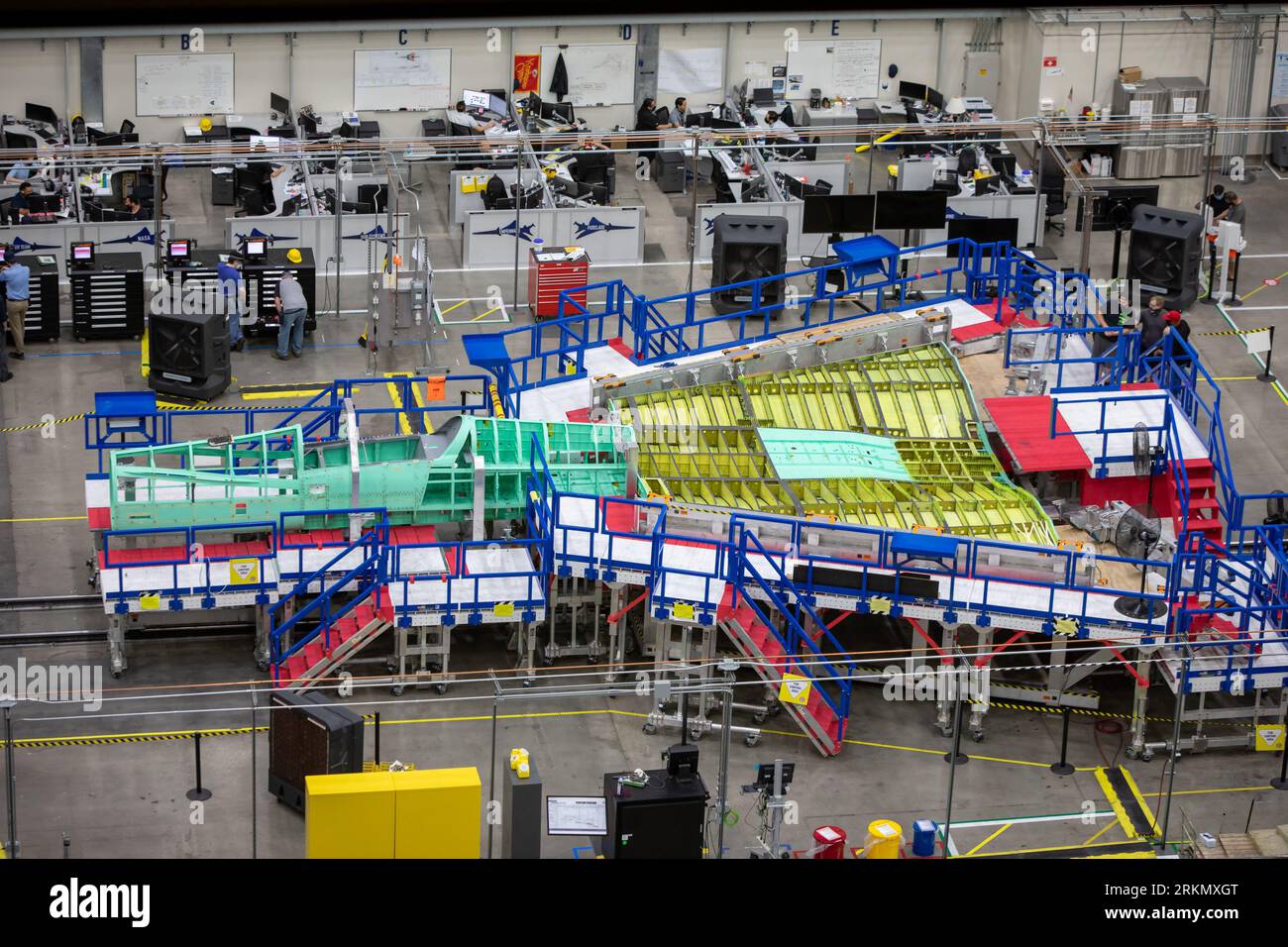 May 11, 2020 - Palmdale, California, USA - The wing and cockpit