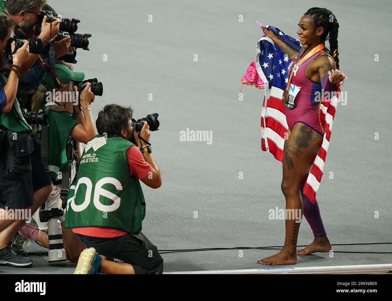 Budapest, Ungarn. 25. August 2023. Leichtathletik Weltmeisterschaften